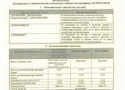 Сертификат за сухи смеси за разтвори за зидане